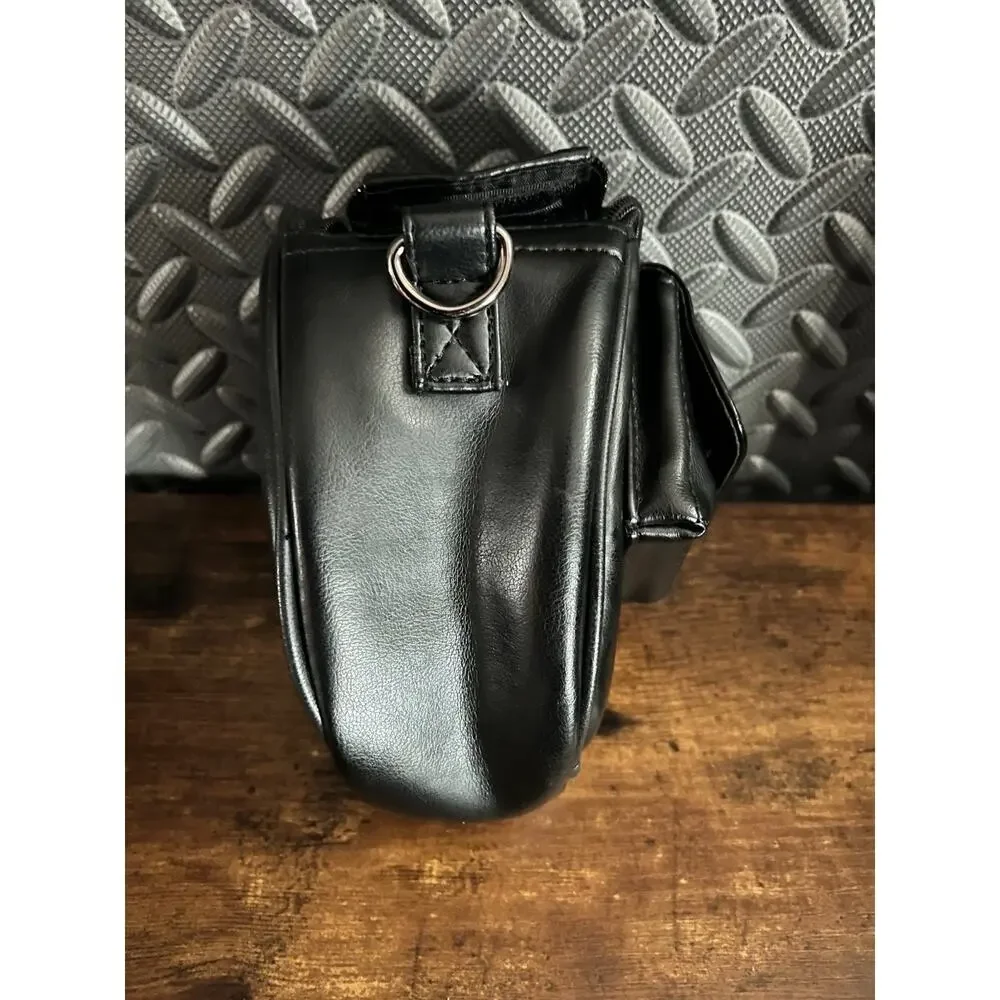 RARE Fujifilm Finepix S-Series Premium Faux Leather Camera Case Black Asymmetric